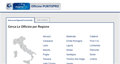 Desktop Screenshot of officine.puntopro.it